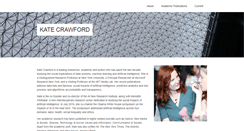 Desktop Screenshot of katecrawford.net