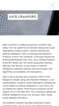 Mobile Screenshot of katecrawford.net