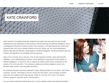 Tablet Screenshot of katecrawford.net